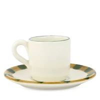 Old St. Nick Assorted Espresso Cups & Saucers, Set of 4