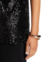 Sequin Caftan Top