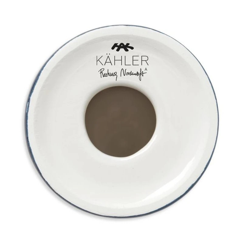 Kahler Omaggio Nuovo Candle Holder Dark Blue