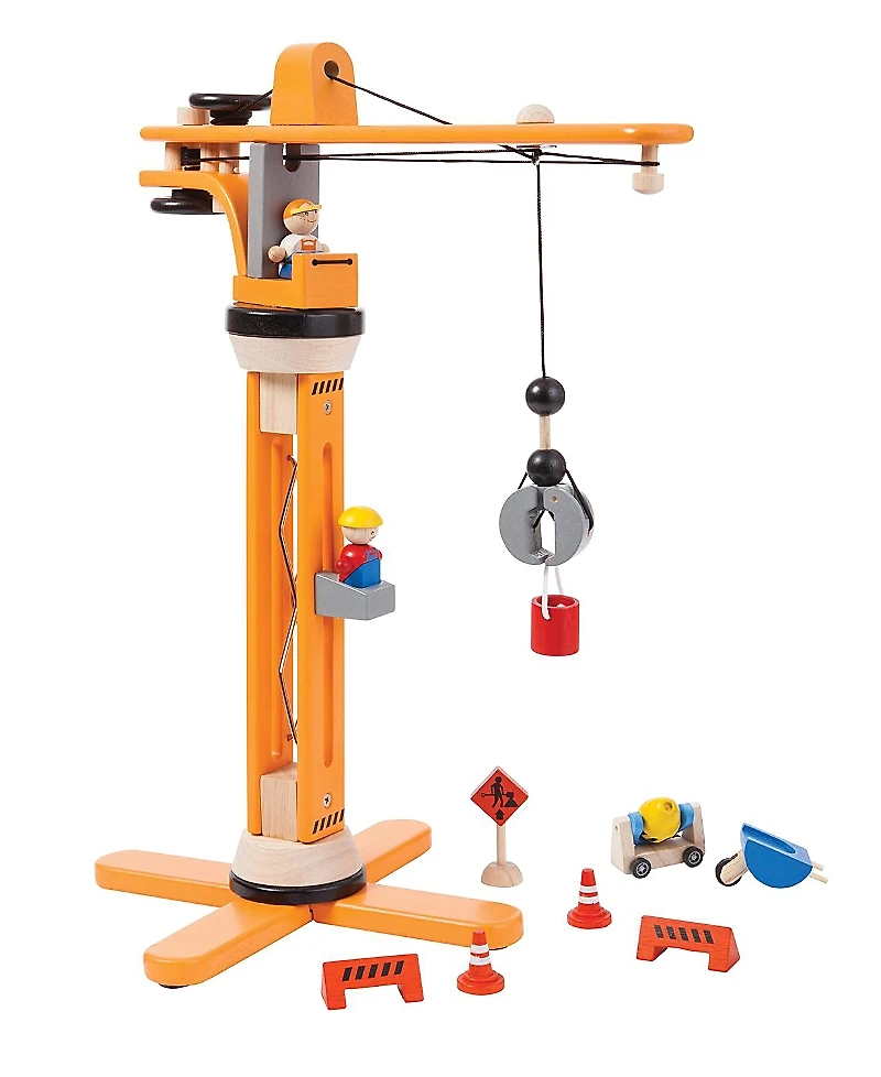 PlanToys Crane Set - Ages 2-4