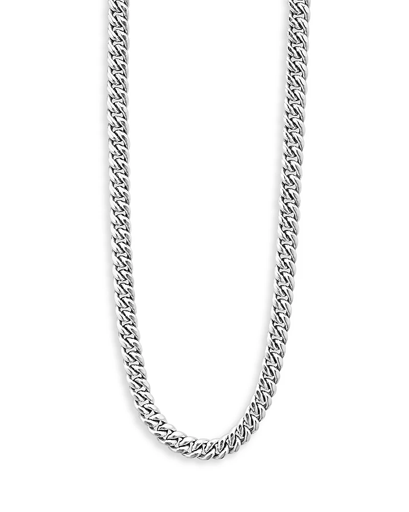 Lagos Men's Sterling Silver Anthem Curb Link Chain Necklace