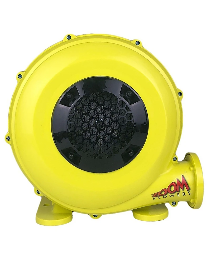 Zoom Blowers Portable Air Pump for Inflatables - 1/2 hp Energy Efficient High Power Compact Residential Air Blower for Bounce Houses and Slides