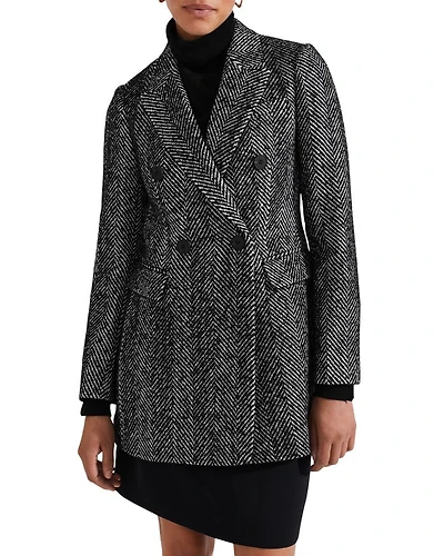 Skye Herringbone Coat