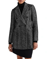 Skye Herringbone Coat
