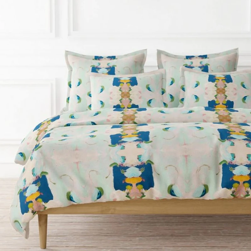 Monet's Garden Navy Duvet Cover