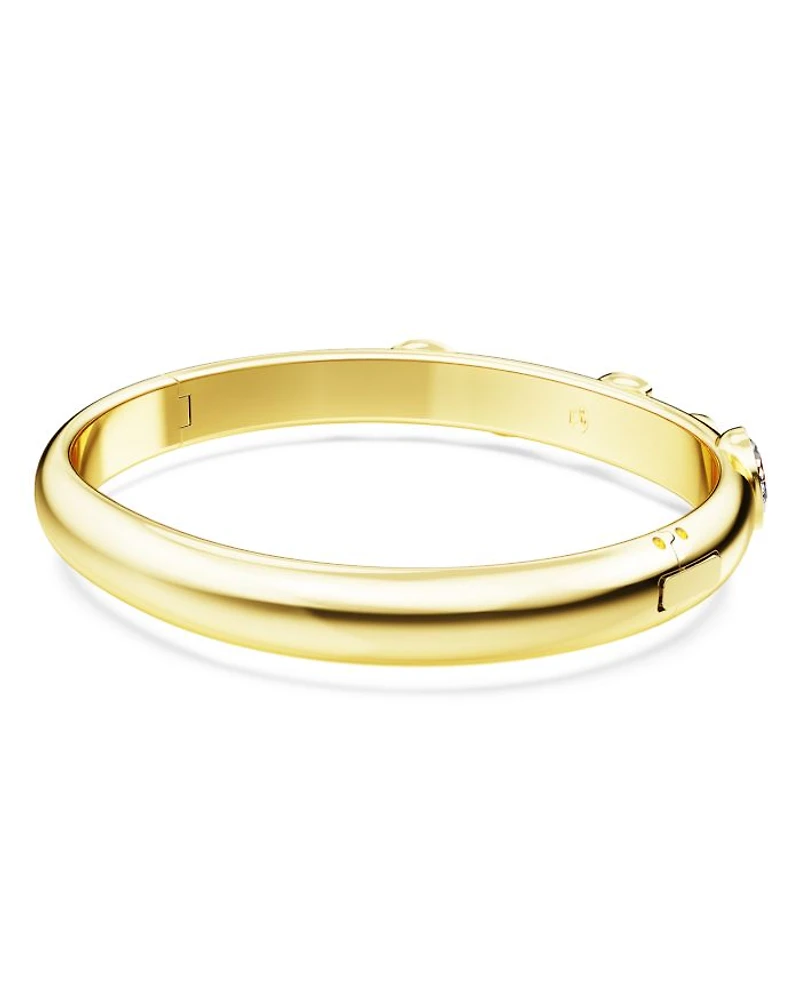 Dextera Mixed Cut Swarovski Crystal Bangle Bracelet