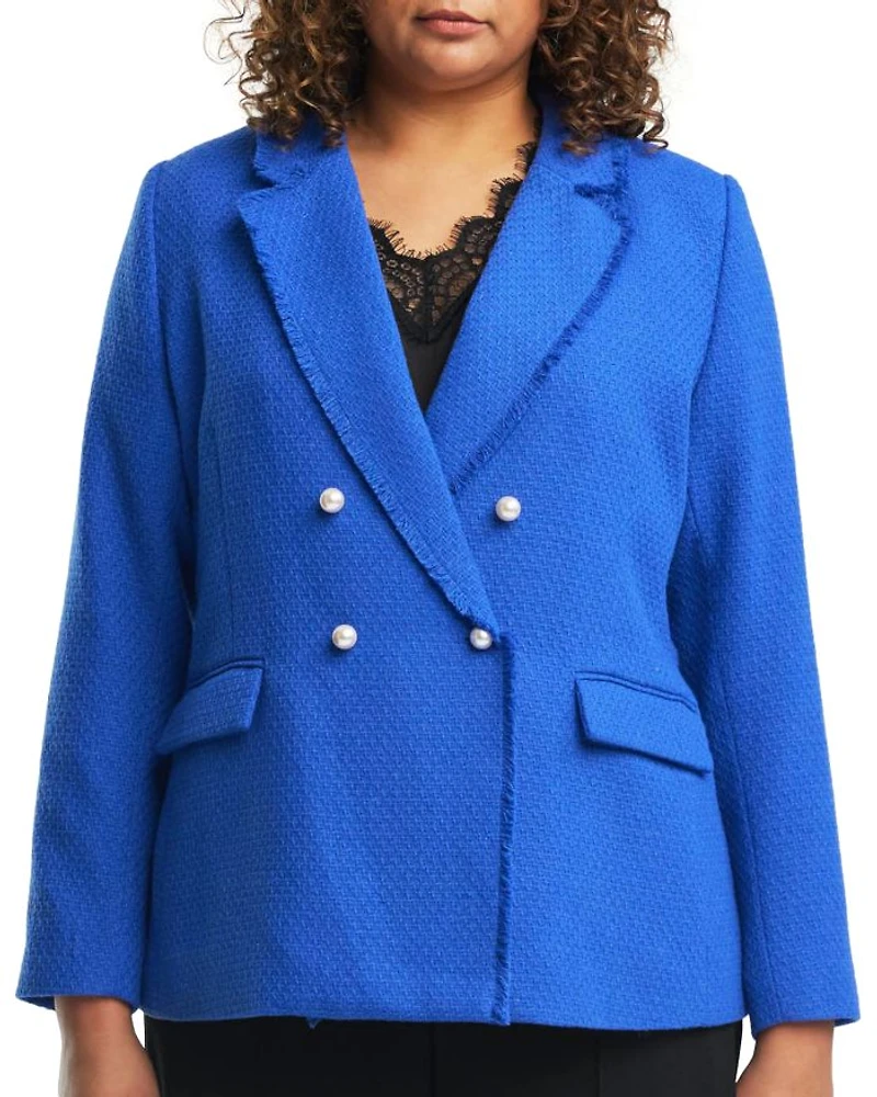Courtney Boucle Double Breasted Blazer