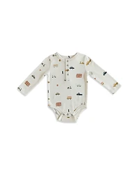 Pehr Unisex Henley One Piece - Baby