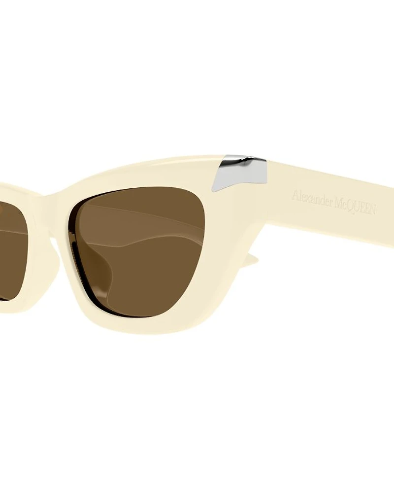 Punk Rivet Cat Eye Sunglasses, 53mm