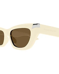 Punk Rivet Cat Eye Sunglasses, 53mm