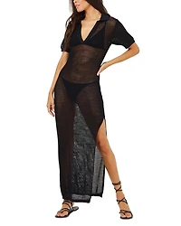 Sydney Crochet Maxi Cover Up Dress