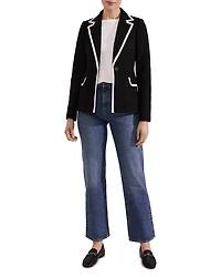 Cici Tipped Tweed Jacket