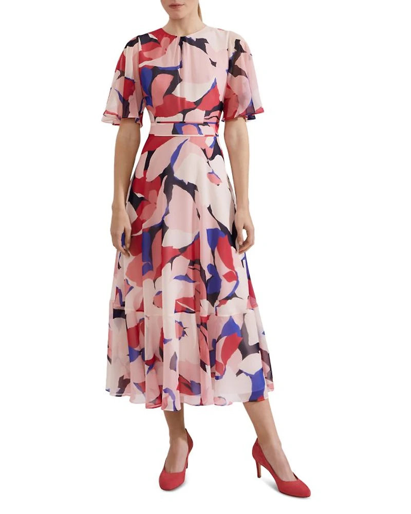Freya Printed Silk Dress