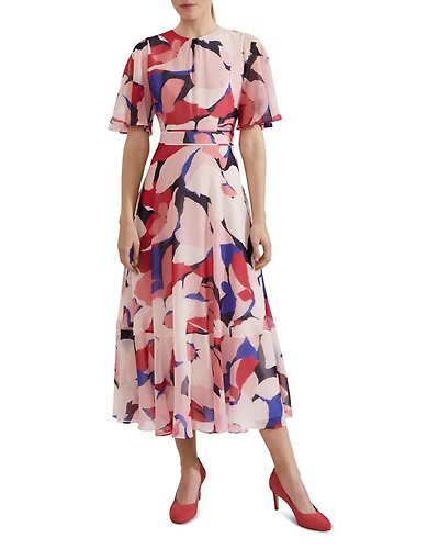 Freya Printed Silk Dress