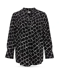 Maeva Split Neck Blouse
