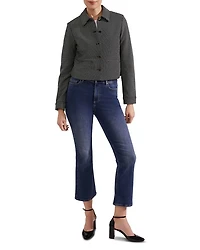 Violet Ponte Jacket
