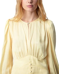 Rhodri Button Skirt Mini Dress