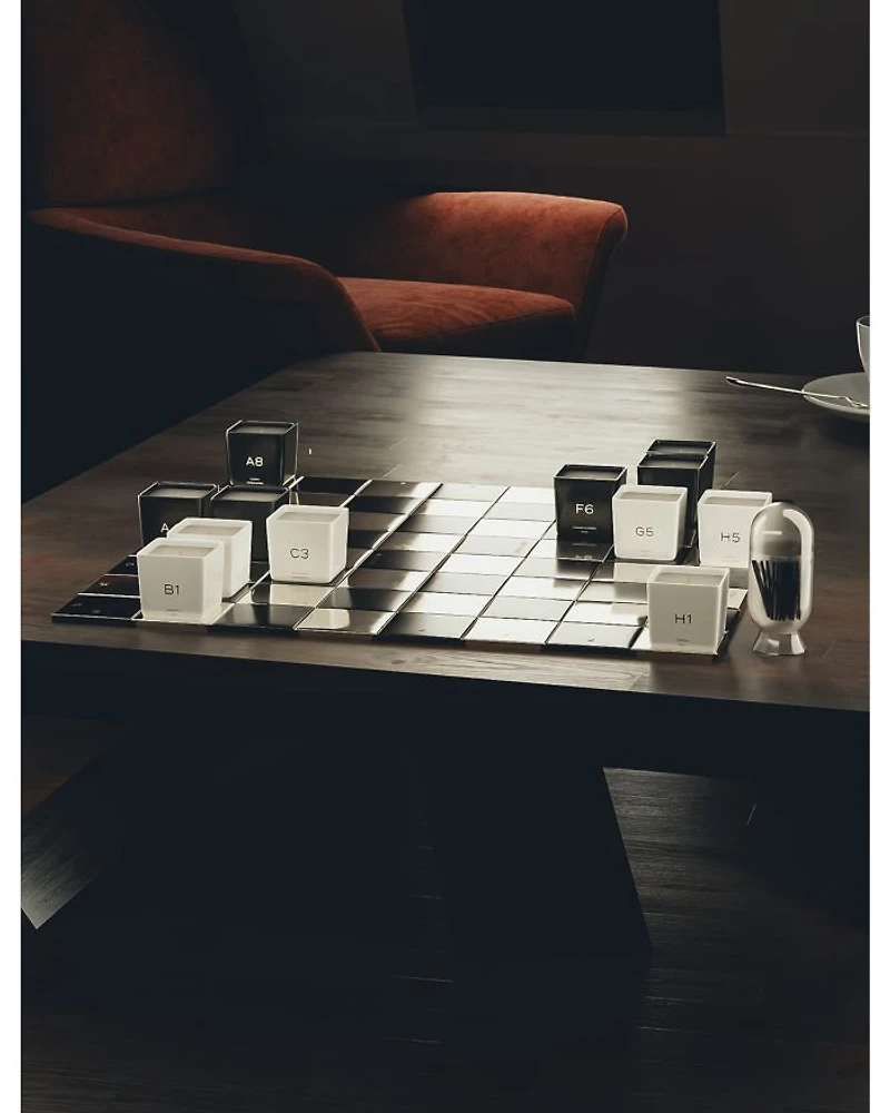 Candle & Chessboard Gift Set