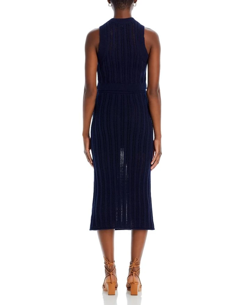 Jade Open Knit Sleeveless Top