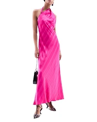 Wrap Neck Maxi Dress