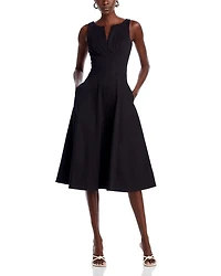Paneled Midi Dress