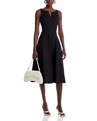 Aqua Paneled Midi Dress - Exclusive