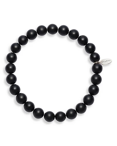 Jan Leslie Matte Black Onyx Beaded Bracelet