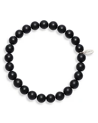 Jan Leslie Matte Black Onyx Beaded Bracelet