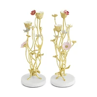 Wildflowers Candle Holders, Set of 2