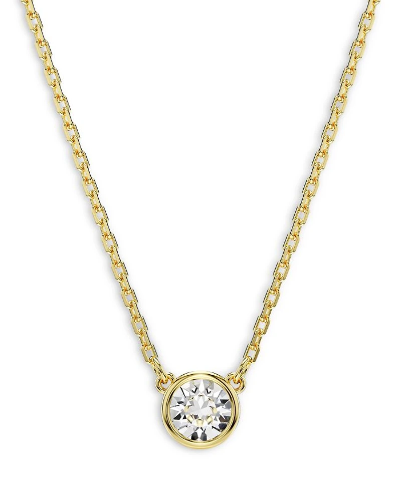 Imber Round Pendant Necklace, 15"