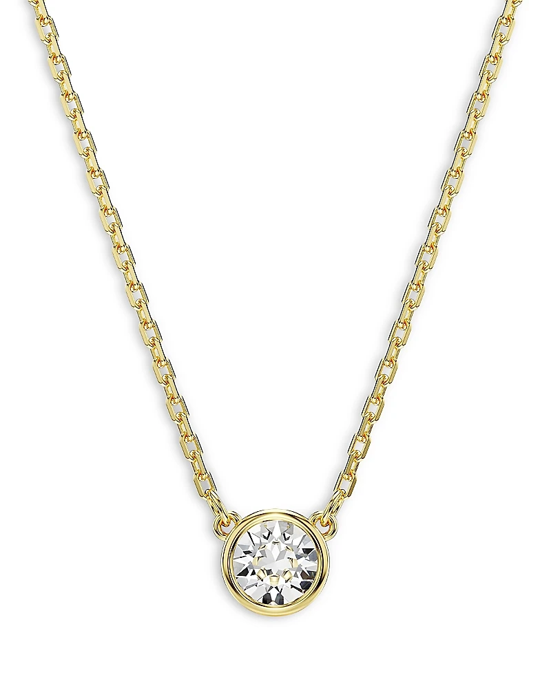 Swarovski Imber Round Pendant Necklace, 15