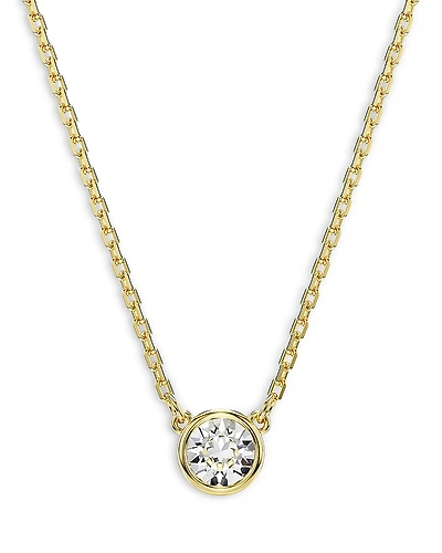 Swarovski Imber Round Pendant Necklace, 15
