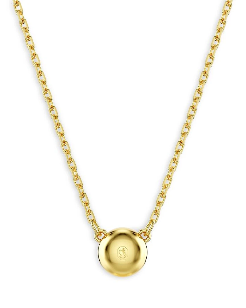 Imber Round Pendant Necklace, 15"