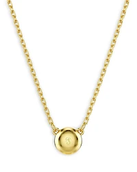 Imber Round Pendant Necklace, 15"