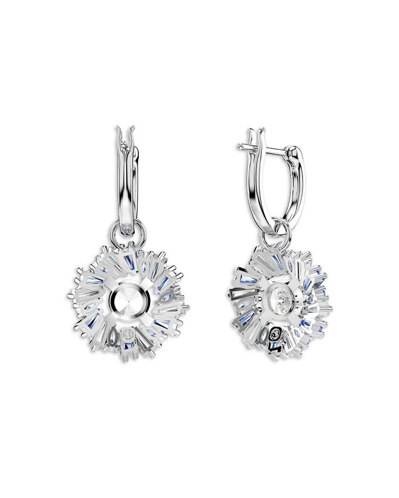 Idyllia Huggie Hoop Drop Earrings