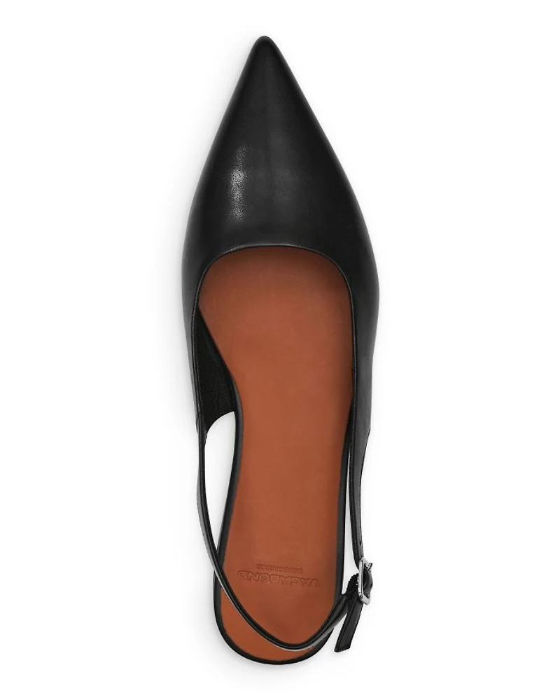 Women's Hermine Pointed Toe Slingback Flats