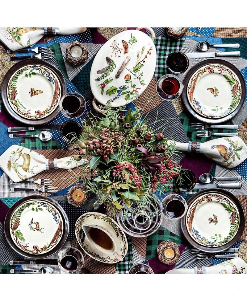 Forest Walk Cocktail Plate, Set of 4