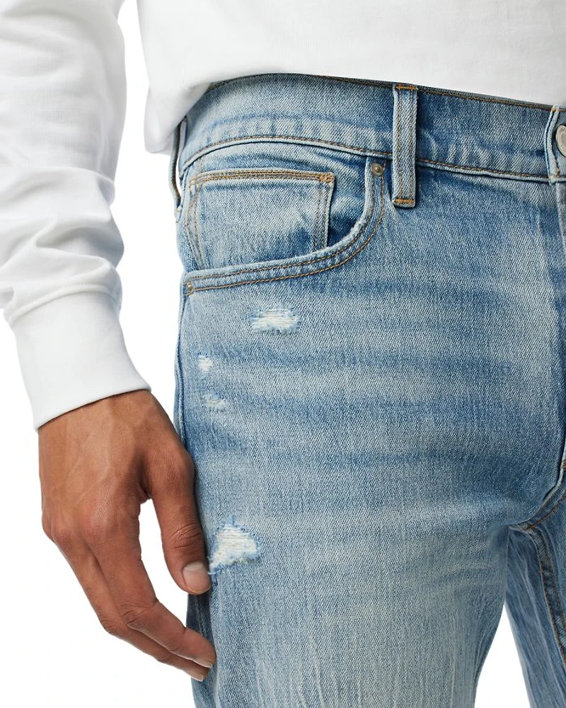 Walker Kick Flare Distressed Jeans Resort Blue