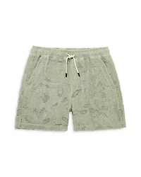 Galbanum Crochet Shorts