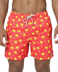Tom & Teddy 6 Palm Swim Shorts