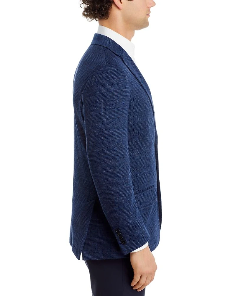 New York Plaid Jersey Regular Fit Sport Coat