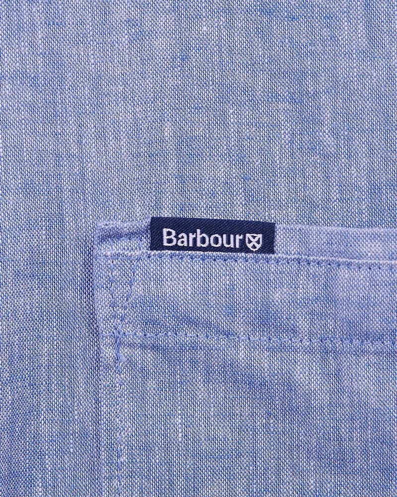 Nelson Tailored Fit Short Sleeve Button Down Shirt