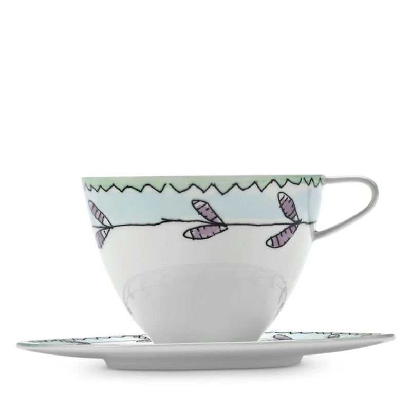 Marni Blossom Milk Cappuccino Cup and Saucer