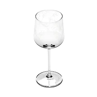 Serax White Wine Glass Mirtillo Tea Midnight Flowers by Marni
