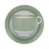 Mottahedeh Apple Lace Teacup and Saucer