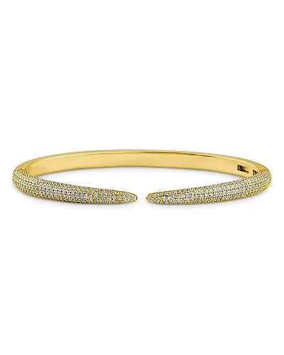 Cz By Kenneth Jay Lane Pave Spike Bracelet