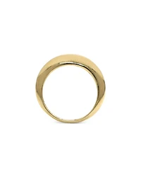 14K Yellow Gold Polished Mirror Ring