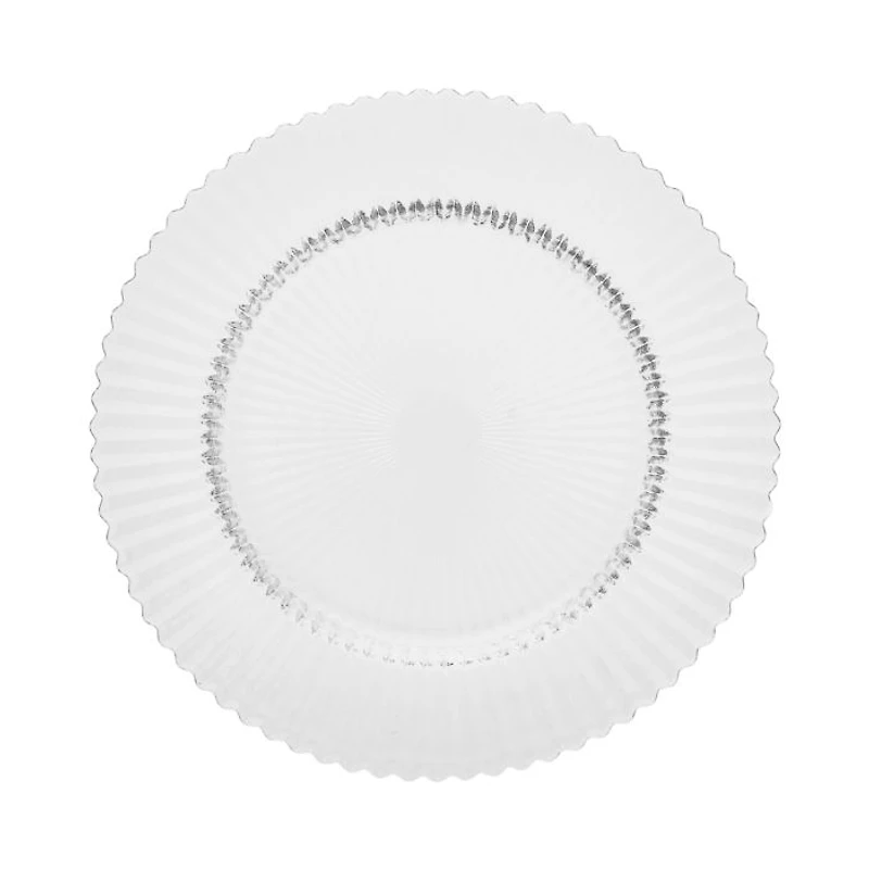 Archie Clear Dinner Plate, Set of 4