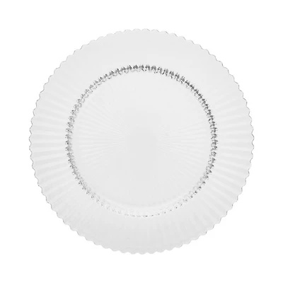 Archie Clear Dinner Plate, Set of 4