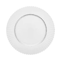 Archie Clear Dinner Plate, Set of 4